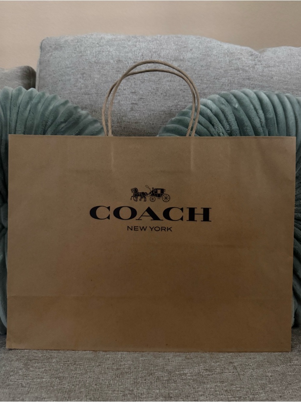 COACH Large Shopping Bag 15.75 x 11.75 x 6”